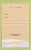 Matchbook Cover - Greenbelt Hilton Greenbelt MD Zanzi Bar WEAR 40 Strike