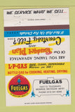 Matchbook Cover - Fuelgas Propane Monroe MI 40 Strike
