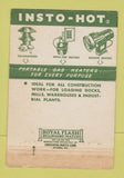 Matchbook Cover - Insto Gas Propane Detroit MI WEAR 40 Strike