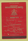Matchbook Cover - Camp Livingston LA US Army WEAR 40 Strike
