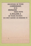 Matchbook Cover - US Army Infantry Center Fort Benning GA WEAR 40 Strike