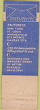Matchbook Cover - Tension Envelope Corporation