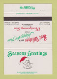 Matchbook Cover - Montgomery Inn Christmas Cincinnati? 40 Strike