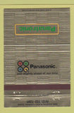 Matchbook Cover - Panasonic Panatronic Laredo TX 40 Strike
