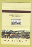 Matchbook Cover - Shires Beverley Arms Beverly UK England 40 Strike