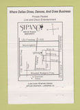 Matchbook Cover - Sipang Rio Room Dallas TX WEAR 40 Strike