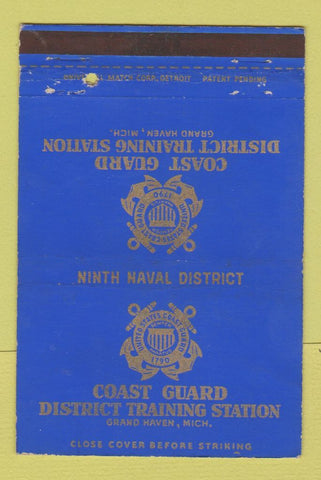 Matchbook Cover - Coast Guard Training Station Grand Haven MI WEAR 40 Strike
