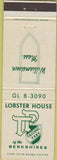 Matchbook Cover - Lobster House of Berkshires Williamstown MA