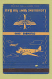 Matchbook Cover - Lockbourne Army Air Base Columbus OH WEAR 40 Strike