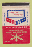 Matchbook Cover - US Army Artillery Missile Center Fort Sill OK  40 Strike