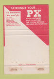 Matchbook Cover - US Army Artillery Missile Center Fort Sill OK  40 Strike