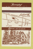 Matchbook Cover - Bevershof Restaurant Antwerp Belgium 40 Strike