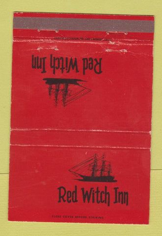 Matchbook Cover - Red Witch Inn Long Beach CA 40 Strike