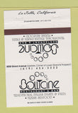 Matchbook Cover - Bollicine Restaurant Bar Pizza La Jolla CA WHITE 40 Strike