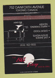 Matchbook Cover - Big Easy Bar Grill Toronto ON 40 Strike