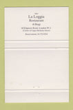 Matchbook Cover - Biagi's Restaurant London UK England 40 Strike