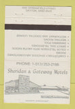 Matchbook Cover - Sheridan Gateway Motels Dayton OH 40 Strike