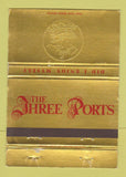 Matchbook Cover - Three Ports Beef Baron Inn Niagara Falls ON 40 Strike