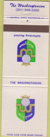 Matchbook Cover - Washingtonian Country Club Gaithersburg MD #1