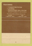 Matchbook Cover - Tower Place Hotel Atlanta GA 40 Strike