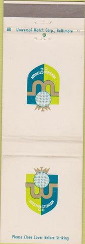 Matchbook Cover - Washingtonian Country Club Gaithersburg MD #2
