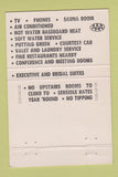 Matchbook Cover - Greystone Motel Three Rivers MI 40 Strike