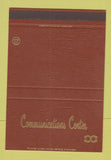 Matchbook Cover - Communications Center Bell Telephone SAMPLE 40 Strike