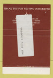 Matchbook Cover - Communications Center Bell Telephone SAMPLE 40 Strike