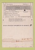 Matchbook Cover - Freihof Restaurant Germany WEAR 40 Strike