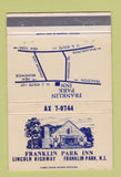 Matchbook Cover - Franklin Park Inn NJ 40 Strike