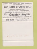 Matchbook Cover - Country Squire Restaurant  Oakville ON SAMPLE 40 Strike