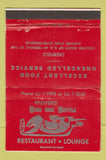 Matchbook Cover - Pfeifer's Bird and Bottle Restaurant Deerfield CA 40 Strike