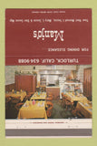 Matchbook Cover - Manjo's Restaurant Turlock CA 40 Strike