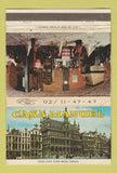 Matchbook Cover - Casa Manuel Brussels Belgium WEAR 40 Strike