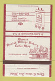 Matchbook Cover - Three Crowns Inn Motel Solvang CA 40 Strike