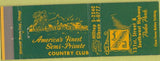 Matchbook Cover - Country Southmoore Country Club Palos Park IL