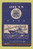 Matchbook Cover - US Navy WEAR 40 Strike