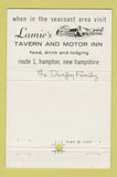 Matchbook Cover - Carpenter Motor Hotel Manchester NH 40 Strike