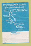 Matchbook Cover - Carmel Solvang CA Svendsgaard Lodges 40 Strike