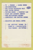 Matchbook Cover - Greystone Motel Three Rivers MI 40 Strike