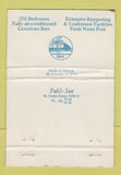 Matchbook Cover - Gulf Hotel Bahrain 40 Strike