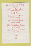 Matchbook Cover - The Hartley Hotel Mount Vernon NY 40 Stick