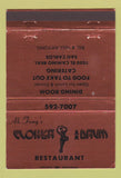 Matchbook Cover - Ah Fong's Flower Drum Restaurant San Carlos CA 40 Strike