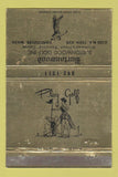 Matchbook Cover - Burtonwood Golf Vancouver BC WEAR 40 Strike