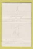 Matchbook Cover - Burtonwood Golf Vancouver BC WEAR 40 Strike