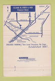 Matchbook Cover - Clark Ford Funeral Home Rockwood MI 40 Strike