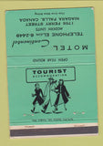 Matchbook Cover - Motel Continental Niagara Falls ON 40 Strike