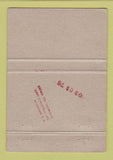 Matchbook Cover - Motel Continental Niagara Falls ON 40 Strike
