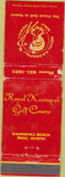 Matchbook Cover - Royal Kaanapali Golf Course Maui HI WORN