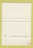 Matchbook Cover - Salicor Restaurante Madrid Spain 40 Strike